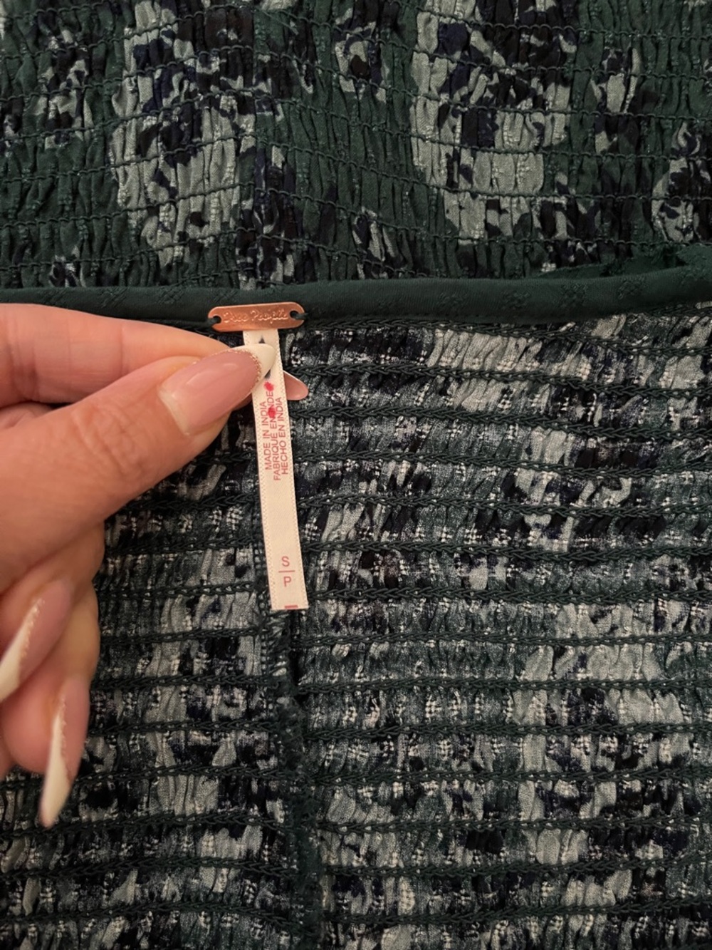 Free People McKenna Floral Smocked Dress -NWT - Picture 11 of 12